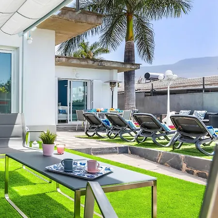 Luxury Piscina Privada Climatizada Teide Views, Bbq Tatil Evi Puerto de la Cruz (Tenerife)