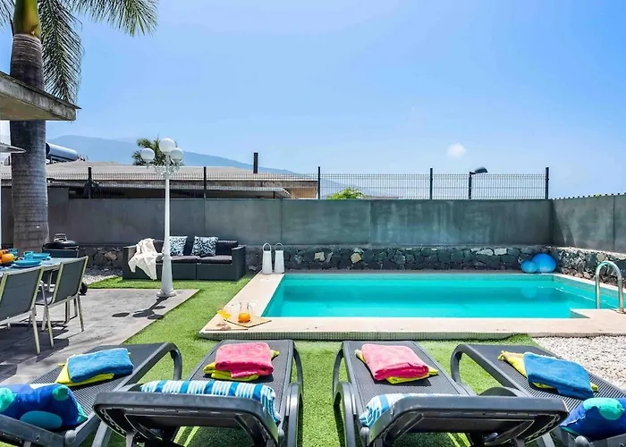 Piscina Privada Climatizada Teide Views, Bbq * プエルト・デ・ラ・クルス