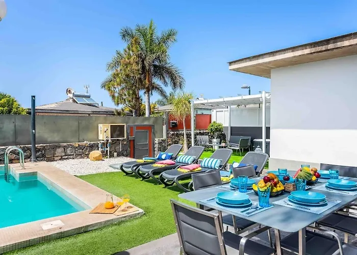 펜션 Piscina Privada Climatizada Teide Views, Bbq 푸에르토 드 라 크루즈