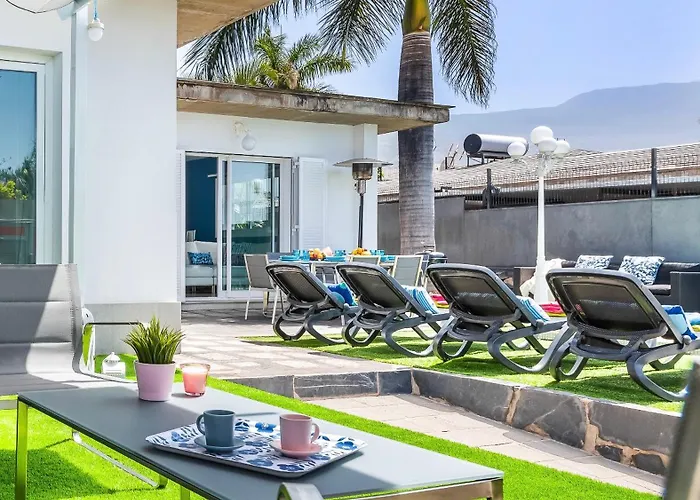 Piscina Privada Climatizada Teide Views, Bbq Casa de Férias Puerto de la Cruz (Tenerife)