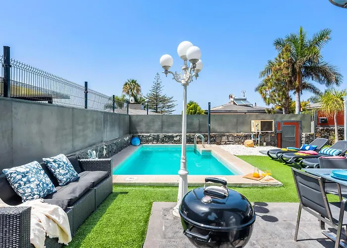 Piscina Privada Climatizada Teide Views, Bbq